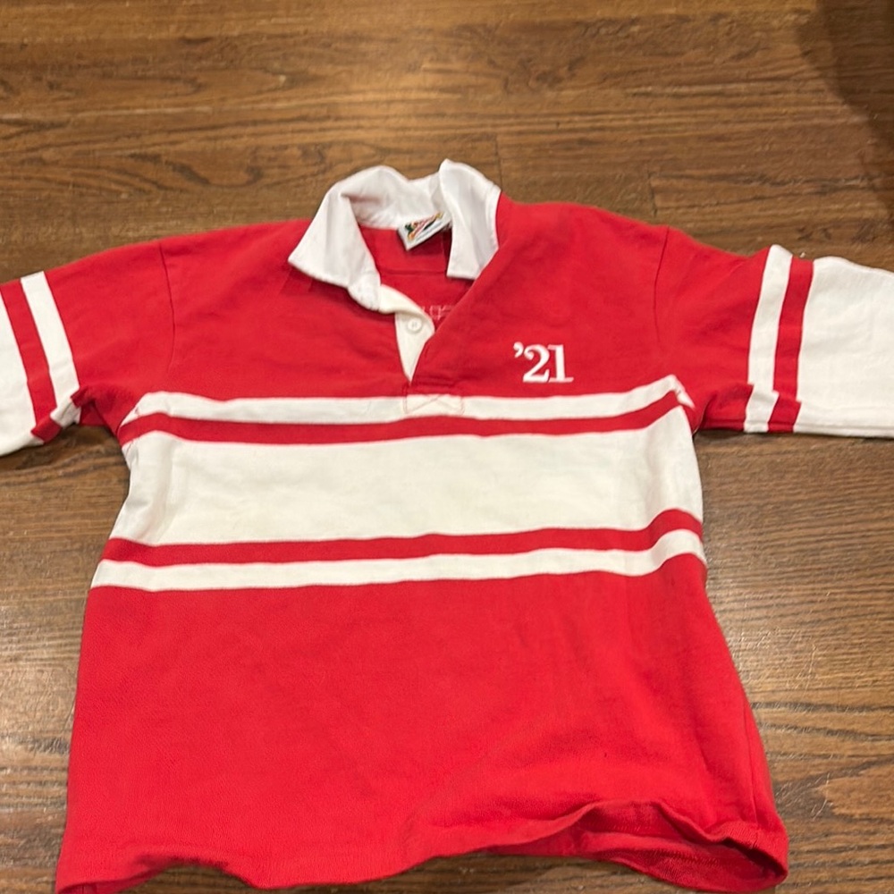 Red and White  Polo Shirt
